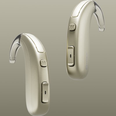 WIDEX 耳背型助聽器機身 蜜金
