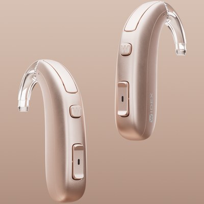 WIDEX 耳背型助聽器機身 玫瑰金